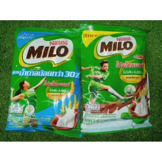 Nestle Milo เนสท์เล่ ไมโล 3 in1 น้ำตาลน้อย โปรโตมอลต์ (แพค 3 ห่อ)