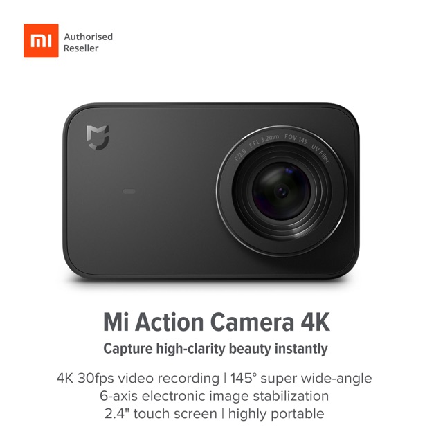 Xiaomi MiJia 4K Action Camera | Shopee Thailand