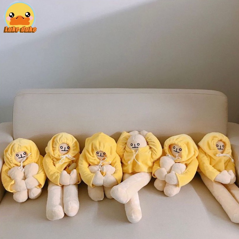 ราคาและรีวิวพร้อมส่ง ตุ๊กตาก Banana Man น่ารัก 40 ซม.ตุ๊กตากล้วยน่ารัก  สไตล์เกาหลี