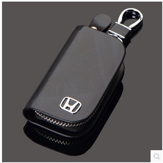 Huish HONDA City HRV BRV JAZZ CRV ACCORD CIVIC รถที่ใส่กุญแจหนังสมาร์ทรีโมทคอนโทรลฝาครอบ Fob Case กระเป๋าพวงกุญแจพวงกุญแจในสต็อก