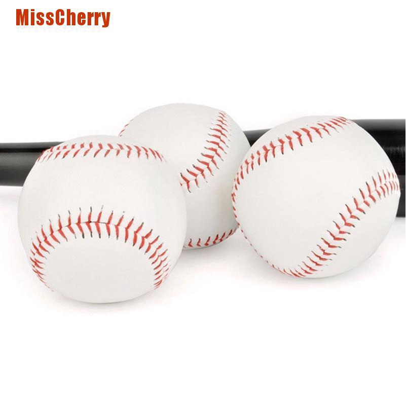ภาพหน้าปกสินค้า(Misscherry) ใหม่ เบสบอล หนังนิ่ม ขนาด 9 นิ้ว สําหรับเล่นกีฬา