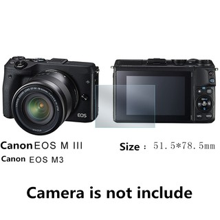 กระจกนิรภัยป้องกันหน้าจอสำหรับ Canon EOS M3 EOS M2 EOS M กล้องฟิล์มฟิล์มนิรภัยฟิล์มป้องกัน HD