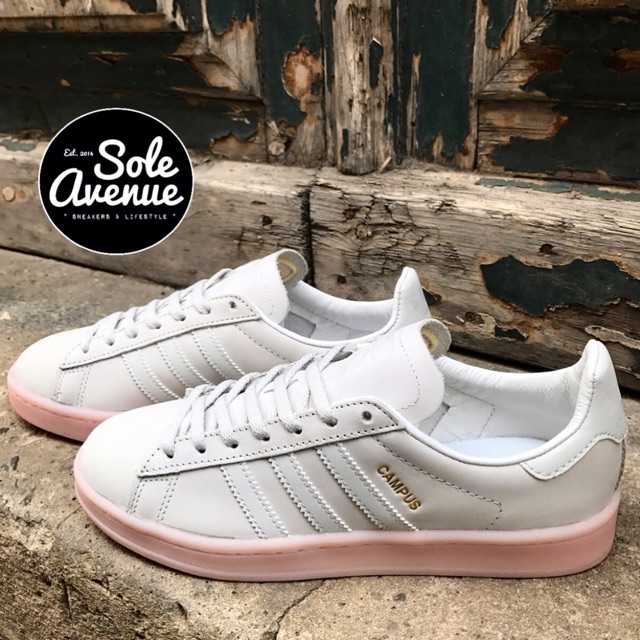 Adidas campus pink sole hot sale