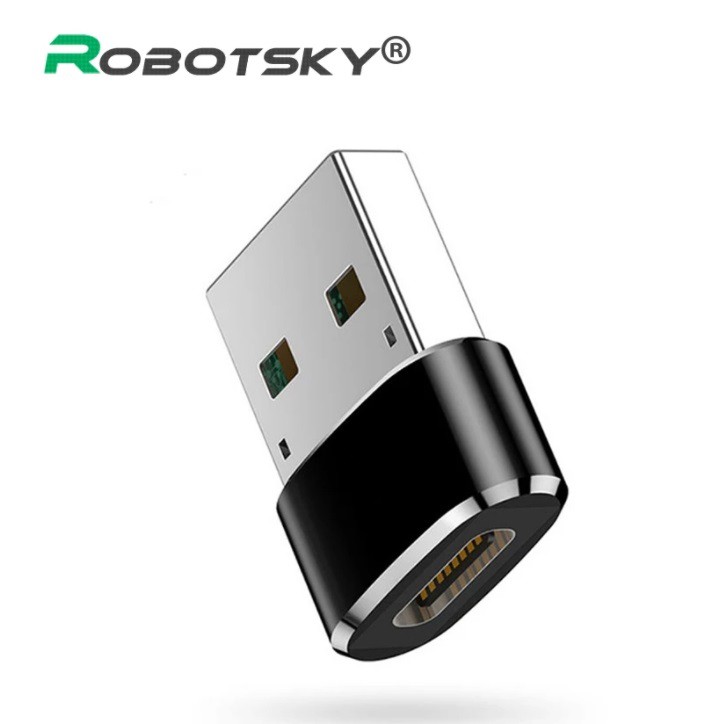 USB Male to USB Type C Female OTG Adapter Converter Type-c Cable ...