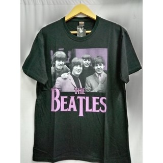 เสื้อยืดวงดนตรีการพิมพ์ฝ้ายเสื้อยืด พิมพ์ลาย The BEATLES DISTRO สําหรับผู้ชาย และผู้หญิงS-4XLall size