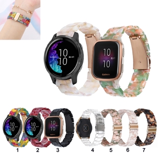 สายเรซินใสสำหรับ Garmin Venu Sq 2 for Garmin Vivoactive 3 Music /Forerunner 645 245