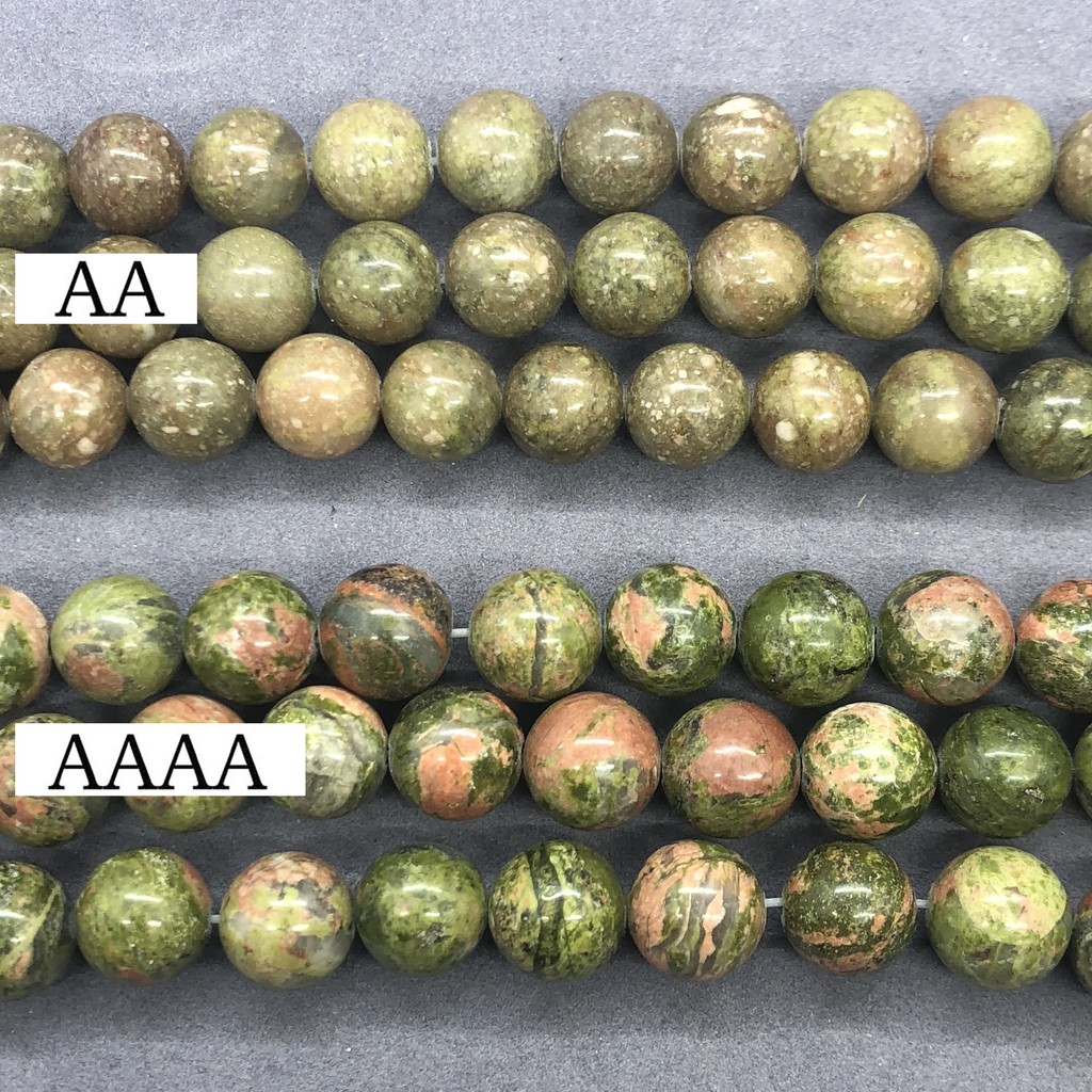ภาพหน้าปกสินค้าFlower Green Stone Beads ดอกไม้ลูกปัดหินสีเขียว 4-12 มิลลิเมตรรอบธรรมชาติหลวมหินลูกปัดอุปกรณ์ Diy จากร้าน wenwo.th บน Shopee