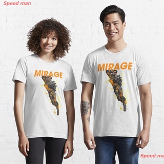 ราคาระเบิดSpeed man เอเพ็กซ์เลเจนส์ apex legends เสื้อยืด image mirage apex the legend game art for gamer Essential T-Sh