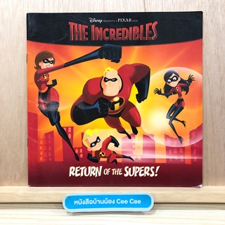 หนังสือภาษาอังกฤษ ปกอ่อน Disney Presents Pixar Film The Incredibles Return of the Supers!