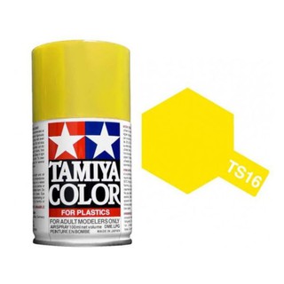 Tamiya Spray Color สีสเปร์ยทามิย่า TS-16 YELLOW 100ML