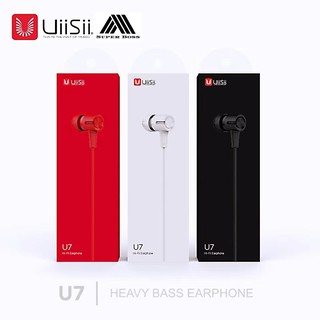 UiiSii U7 หูฟัง In-Ear เบสทรงพลัง เสียงดี IOS/Android พร้อมไมค์ รุ่น U7 ของแท้ รับประกัน1ปี BY BOSSSTORE