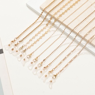[พร้อมส่ง] สายโซ่คล้องคอ โลหะ อเนกประสงค์ ป้องกันการสูญหาย สําหรับแว่นตากันแดด หน้ากาก