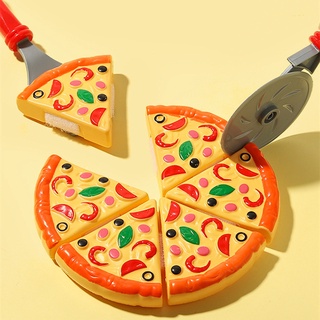 ของเล่นเด็กพัฒนาการ ของเล่นพิซซ่า จำนวน6ชิ้น ของเล่นครัว pizza toys kitchen set