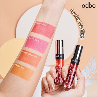ODBO Freshy Lip Tint (OD523) โอดีบีโอ ทิ้นท์ทาปากโอดีบีโอฝาเงิน ของแท้