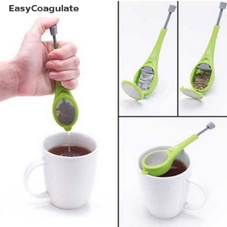 Eas Tea Infuser Loose Tea Leafs Strainer Herbal Spice Silicone Filter Diffuser Green Ate