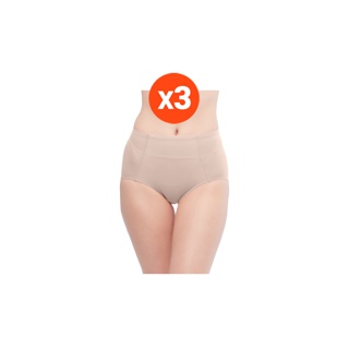 โปรโมชั่น Flash Sale : Wacoal Support Panty Set 3 pcs กางเกงในกระชับหน้าท้อง รุ่น WU4836/WU4T36 สีเบจ (BC)