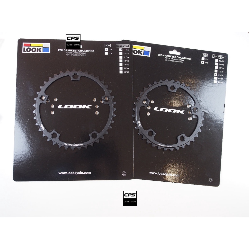 ใบจานหลัง Look Zen Crankset Chainrings Forged Manufacturing 10/11 speed ...