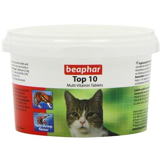 ภาพหน้าปกสินค้าBeaphar TOP10 วิตามินเกลือแร่ชนิดเม็ด สำหรับแมว 180 เม็ด ที่เกี่ยวข้อง