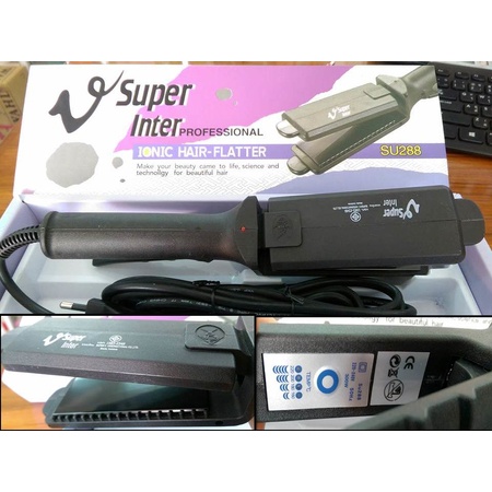 เครื่องหนีบผม-super-v-inter-professional-su-389-288-186-แท้-ทนทาน-ที่หนีบผม-เครื่องรีดผม-ที่รีดผม-หนีบผม-ซุปเปอร์วี