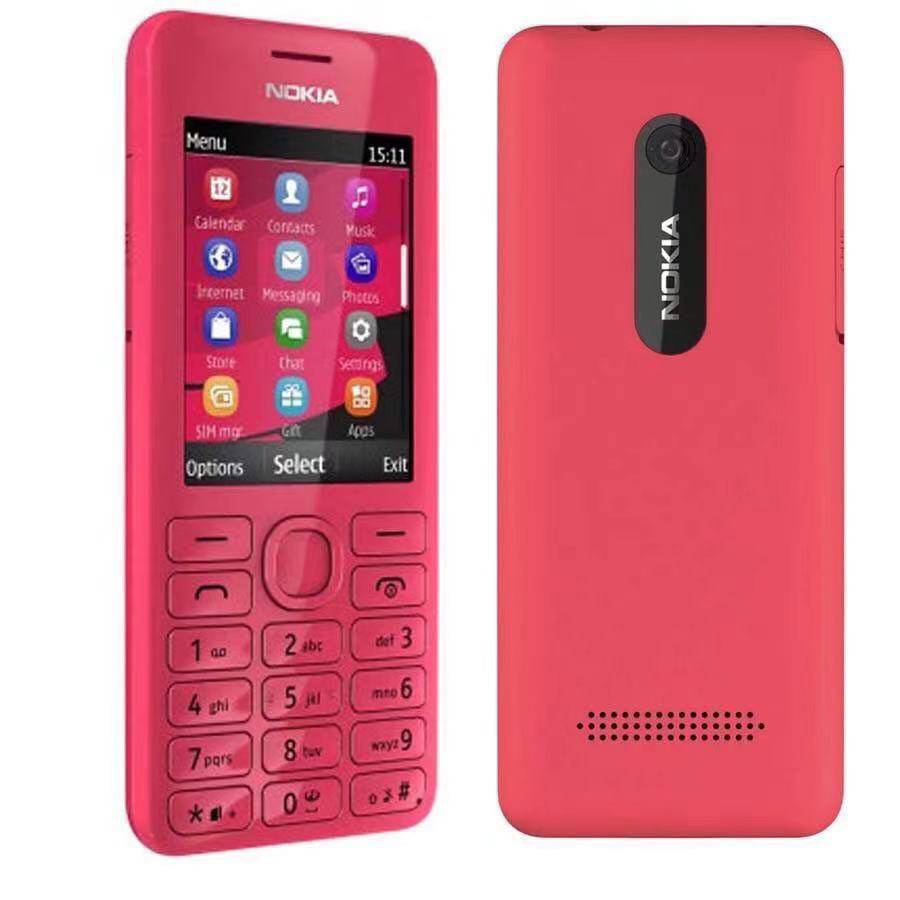 ภาพสินค้าhot โทรศัพท์มือถือNOKIAรุ่น206 duai sim classic mobile phone full set*4สีพร้อมส่ง จากร้าน zxh1989 บน Shopee ภาพที่ 6