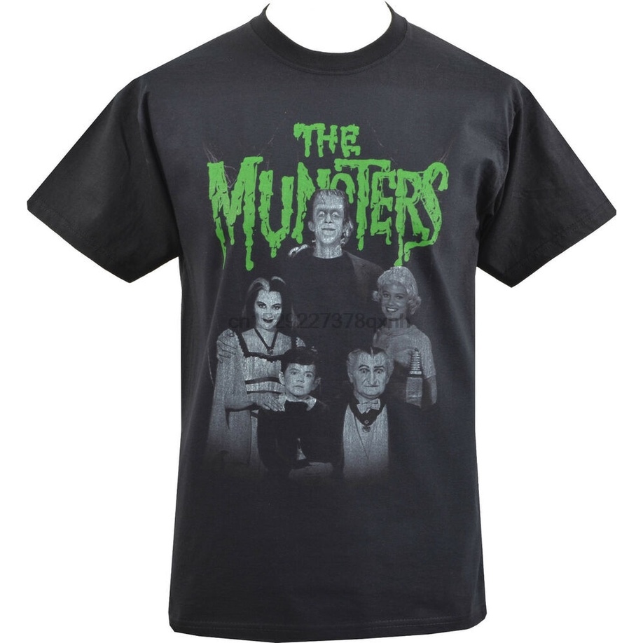 เสื้อยืดผ้าฝ้ายพิมพ์ลายขายดี-เสื้อยืด-พิมพ์ลายภาพยนตร์สยองขวัญ-meet-the-munsters-vintage-b-movie-สําหรับผู้ชาย-ไซซ์-s-5x