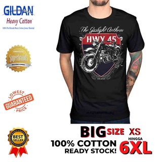 Lujingyi【Size 2T-4XL-5XL-6XL】เสื้อยืดผ้าฝ้ายพิมพ์ลาย The Gaslight Anthem Hwy 45 Get สไตล์พังก์สําหรับผู้ชาย