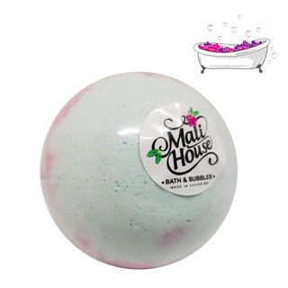 สินค้า Bath Bomb Ball บาธบอม สบู่ทำฟองในอ่าง กลิ่นดอกซากุระ Cherry Blossom,สีชมพู 150g