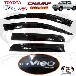 ภาพหน้าปกสินค้าคิ้วกันสาด/กันสาด TOYOTA ViGO CHAMP 2005-2015 ที่เกี่ยวข้อง