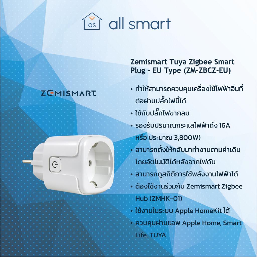 zemismart-tuya-zigbee-smart-plug-16a-eu-type-เซมิสมาร์ท-ปลั๊กไฟอัจฉริยะระบบทูย่า-ซิกบี-16a-แบบขากลม