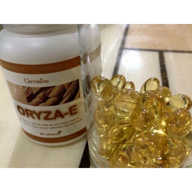 giffarine-oryza-e-กิฟฟารีน-โอรีซาอี-น้ำมันจมูกข้าวและน้ำมันรำข้าว-ผสมวิตามินอี-มีโอเมกา-3-โอเมกา-6-แกมมาโอรีซานอล