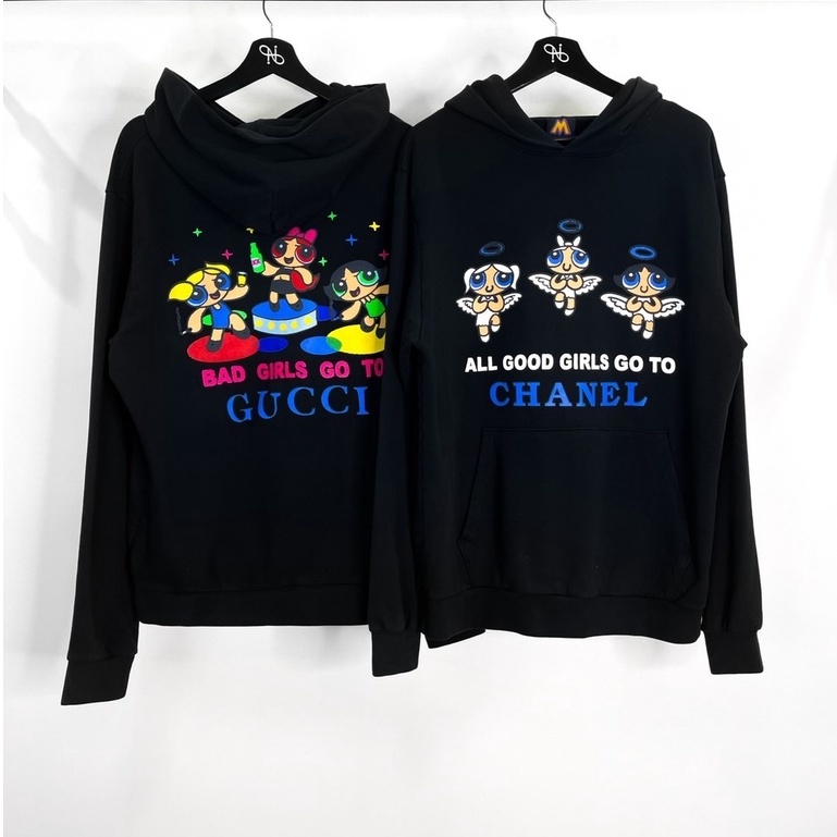 Mega Yacht Good girls exclusive black color hoodie Shopee Thailand