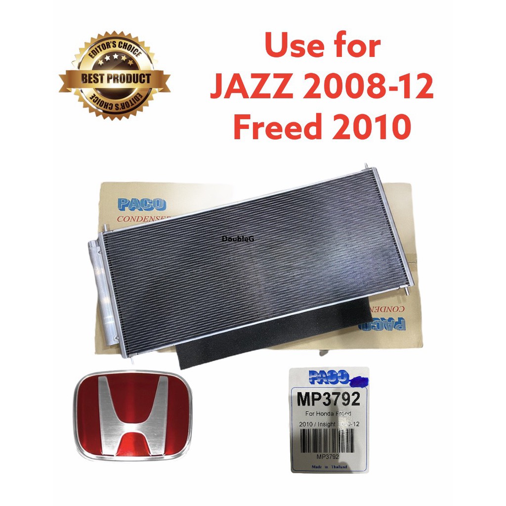 แผงแอร์-honda-jazz-08-freed-2010-แผงระบายความร้อน-แผงร้อน-รังผึ้งแอร์-แผงคอนเดนเซอร์