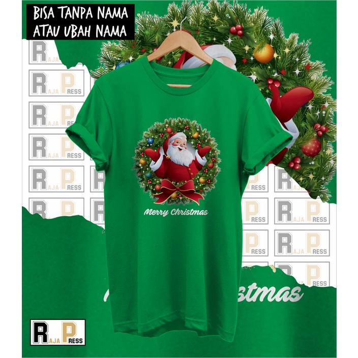 เสื้อยืดผ้าฝ้าย-เสื้อยืด-พิมพ์ลายคริสต์มาส-merry-christmas-santa-สําหรับเด็ก-และผู้ใหญ่-2022-2022