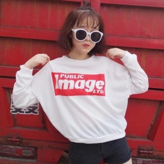 TJเสื้อแฟชั่น คอกลม แขนยาว ลาย Image สีขาว รหัสสินค้า SP6291 ขาว