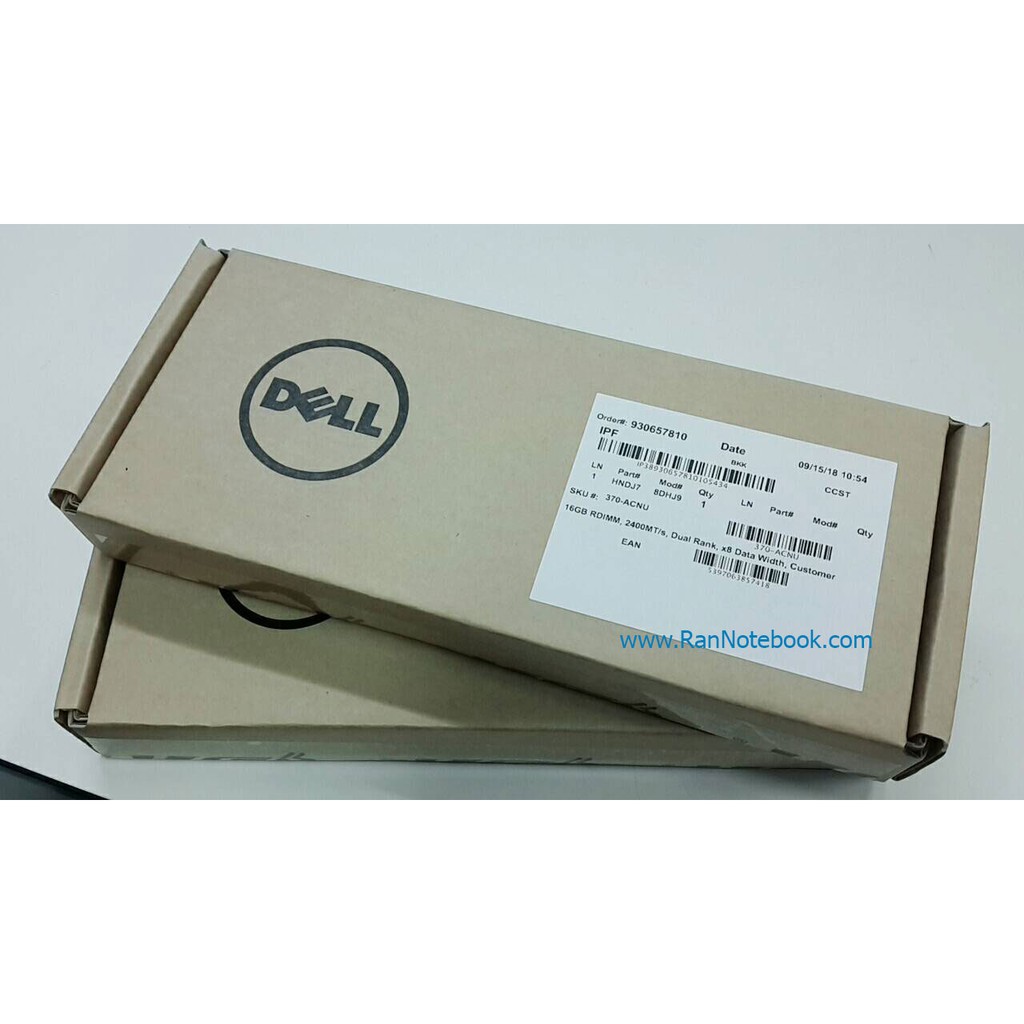 ram-16gb-2666mhz-server-dell-poweredge-t430-t640-r430-r530-r630mlk-r730mlk-r630-r730-แท้-รับประกันศูนย์-dell-thailand