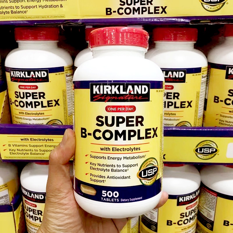 ภาพสินค้าพร้อมส่ง วิตามินบีรวม Kirkland Signature Super B-Complex 500เม็ด exp: 2024 จากร้าน sntrading บน Shopee ภาพที่ 1