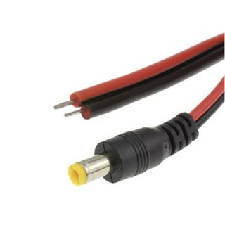 สาย DC Power JACK ตัวผู้ แพ็ค 4 เส้น DC power line connector red black male line