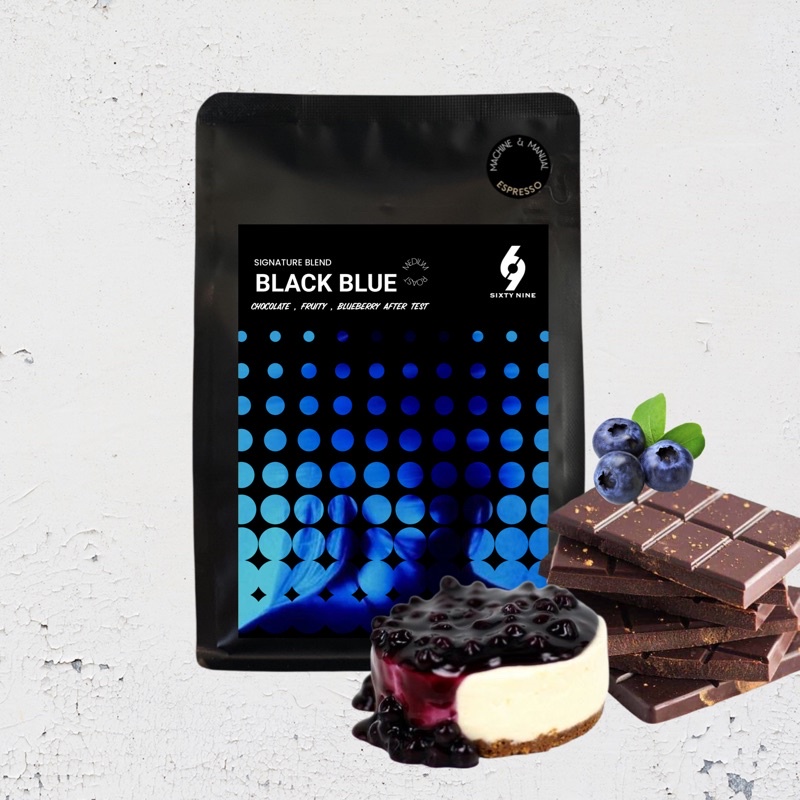 เมล็ดกาเเฟ-blackblue-signature-blend-ตัวล่าสุด-medium-roast-ตัวนี้มีความเป็นช็อคโกเเลตบูลเบอร์รี่-เเนะนำผสมนมอร่อยมาก