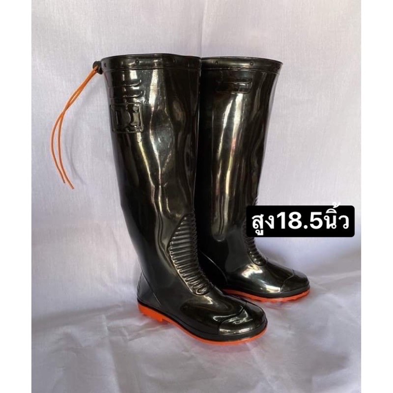 ภาพหน้าปกสินค้ารองเท้าบู๊ทยาวกันน้ำ DI สูงพิเศษ 18.5 นิ้ว รองเท้าบู๊ททำไร่ ️ มีเบอร์พิเศษเบอร์12ด้วยค่ะ ️มีเก็บปลายทาง 199-B 219