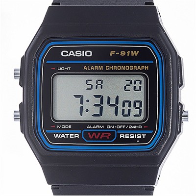 ภาพหน้าปกสินค้า(ลดราคา) นาฬิกา นาฬิกาแฟชั่น CASIO นาฬิกาข้อมือผู้ชาย สายเรซิ่น รุ่น F-91W-Black SK-1140 จากร้าน smartwatch9880 บน Shopee