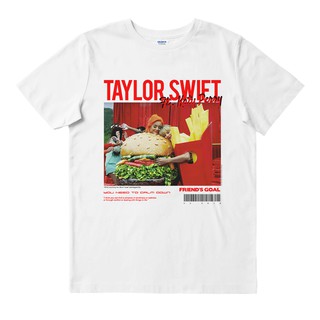 เสื้อยืดโอเวอร์ไซส์HOT SALINGเสื้อยืดผ้าฝ้ายราคาต่ำสุด!!หนังสือ Goal FRIENDS Taylor SWIFT &amp; KATY PERRY | เสื้อยืด พิมพ์ล