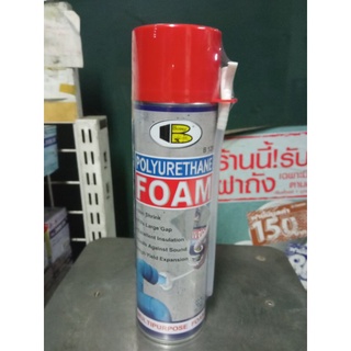 สเปรย์โฟมอุดรอยรั่ว PU FOAM bosny 500 ml กป. พียูโฟม สเปรย์ foam Bosny อุดรอยรั่ว บอสนี่ B129 บี-129