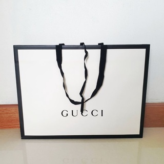 ถุง gucci แท้ 💯% ถุงกระดาษ gucci ถุงแบรนด์ gucci