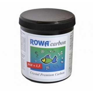 ถ่านคาร์บอนยี่ห้อโรวา  ROWA CARBON ขนาด250g. กระป๋องเล็ก