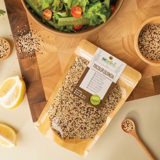 ภาพหน้าปกสินค้าพร้อมส่ง!! ควินัวสามสี Mix Quinoa ออร์แกนิคแท้100% ขนาด 1000กรัม Superfood Organic Tricolor Quinoa ซึ่งคุณอาจชอบราคาและรีวิวของสินค้านี้