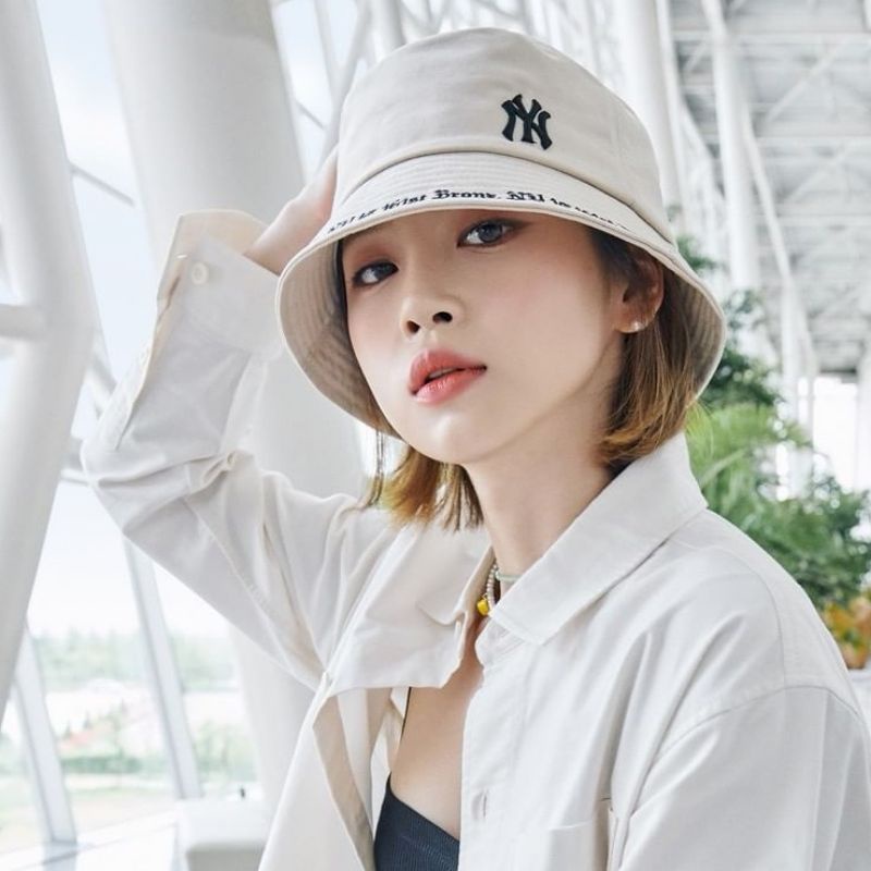 แท้-mlb-ny-gothic-rookie-bucket-hat-หมวกบักเก็ต-หมวกปีกกว้าง-ny-สีดำ-สีเบจ-สีขาว-สีเขียว-สีน้ำตาล-สีเทา