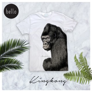 เสื้อยืดคอกลม ลาย kingkong