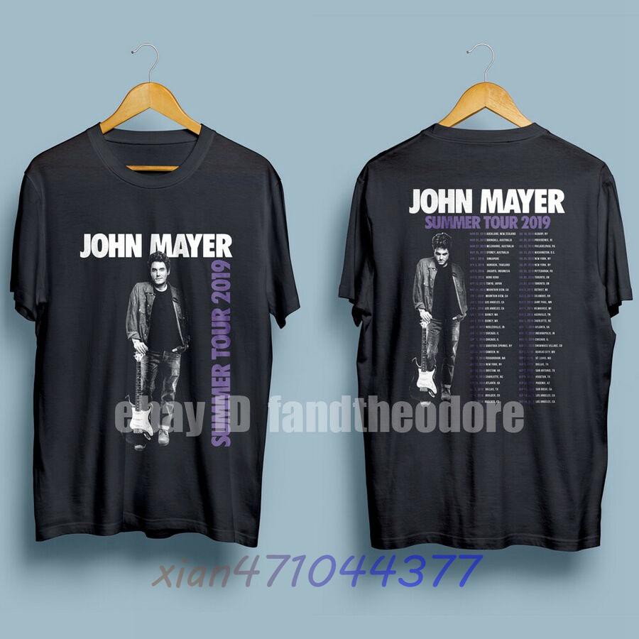 เสื้อยืดสีดําผู้ชายพิมพ์ลาย-john-mayer-tour-220-dead-amp-company