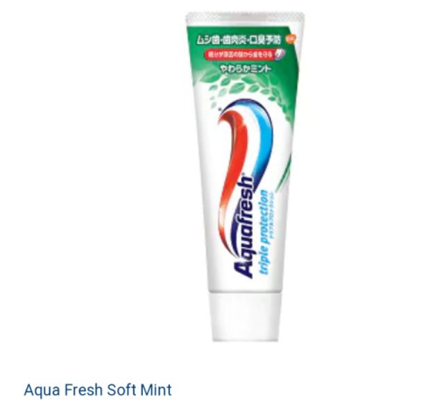 Aquafresh toothpaste Japan ยาสีฟันอควาเฟรช ยาสีฟันญี่ปุ่น ยาสีฟัน แบบ