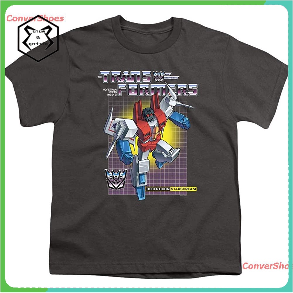 เสื้อยืดยอดนิยม-transformers-starscream-youth-t-shirt-amp-stickers-sports-t-shirt